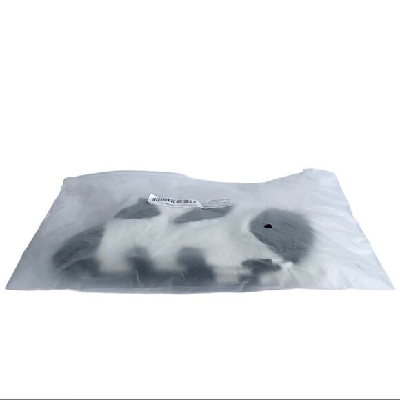 Cow Printed Black & White Knit Crew Socks One Size - Picture 5 of 11